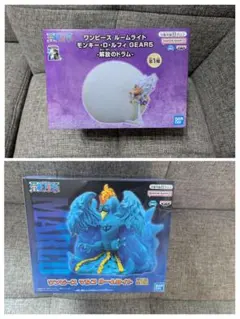 ワンピース マルコ ルフィ ルームライト2点セット