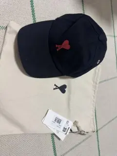 AMI PARIS de Coeur エンブロイダリー キャップ ブラックのサムネイル