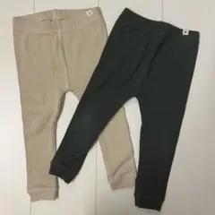ZARA BABY リブ編みレギンス 2枚セット