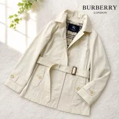 BURBERRY LONDON ベルト付 ステンカラーコート 38