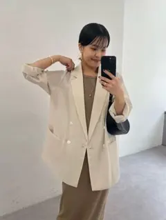 極美品♡⃝⃜【La boutique BonBon】メッシュジャケット♥アイボリー