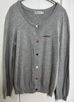 MILKFED. ミルクフェド カーディガン グレー Sサイズ 綿100%
