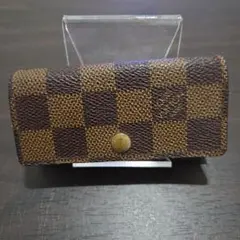 【良品】ルイヴィトン ミュルティクレ4 ダミエ エベヌ 4連キーケース　メンズ