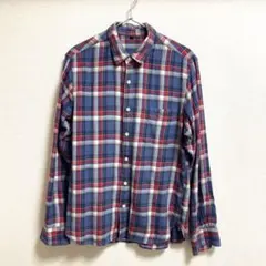 MUJI傑作！肌触り最高！フランネルシャツ（メンズLサイズ）