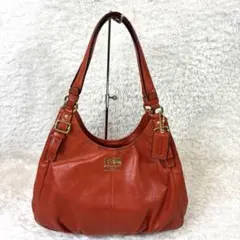 COACH コーチ エルゴ プリーテッド サッチェル レザー がま口 - メルカリ