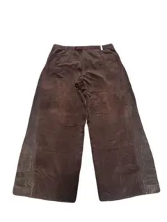 コーデュロイワイドパンツ