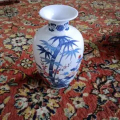 伊万里焼　魯山窯　 花鳥図 花瓶 陶器 伝統工芸 伊万里焼 魯山窯 花鳥図 花瓶 陶器 伝統工芸 - メルカリ