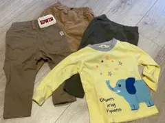 秋冬ボトムス３点　ロンT１点