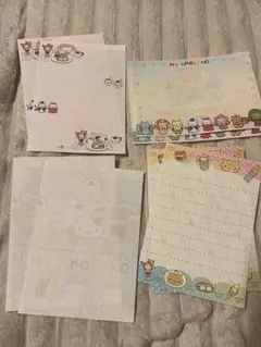 にゃんにゃんにゃんこ　にゃんこランドメモ用紙セット 8枚入り