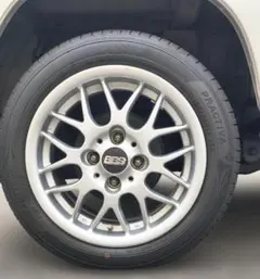 希少：BBS 14インチ アルミホイール タイヤセット 4本　サンバーOKのサムネイル