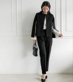 coca セットアップ レディース スーツセット マントジャケット セレモニー
