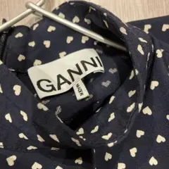 GANNI ガニー 花柄 カシュクールブラウス 34 トゥモローランド 総柄 黄 