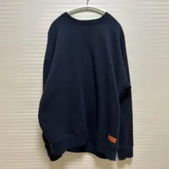 【UNIVERSAL OVERALL】ネイビー スウェット裏起毛　XLサイズ