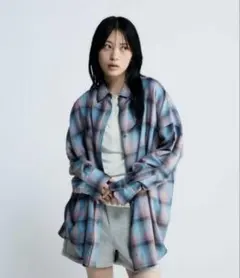 ジーナシス★アソートチェックシャツLS