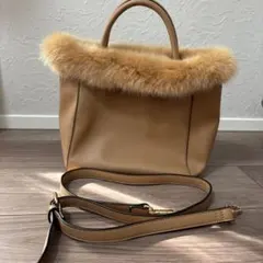 ファー付2wayバッグ
