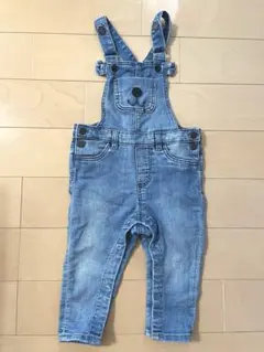 H&M デニムオーバーオール 80cm