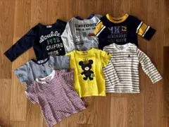 ミキハウス　ダブルビー　ベビー服 Tシャツ 7点セット