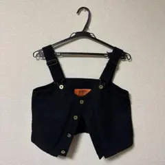 ユニバーサルオーバーオール　ビスチェ　黒 ワークベスト