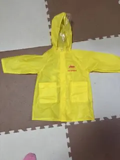 【新品未使用】アンパンマン ベビーレインコート イエロー