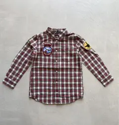 DIESEL KIDS ディーゼルキッズ チェック柄シャツ 6Y (y161)