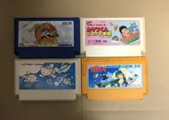 【特価品】ファミコンソフト 4本まとめセット 動作確認済み