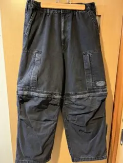 UNDERCOVER GU デニムコンバーチブルワイドカーゴパンツ