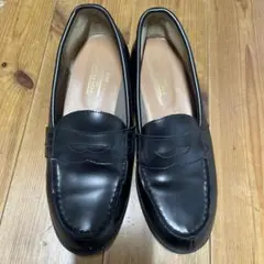 HARVAR ブラック ローファー 24.5cm 9＊95