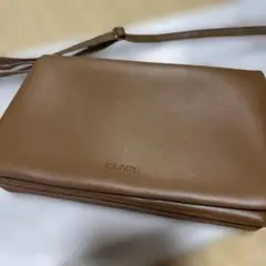 CLANE ブラウン ショルダーバッグ