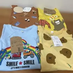 ベビー　どうぶつ　半袖Tシャツ 90cm 4枚セット