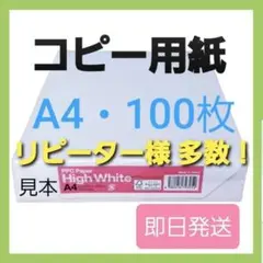 大塚商会※コピー用紙 ※A4 サイズ・100枚 ※24時間以内スピード発送