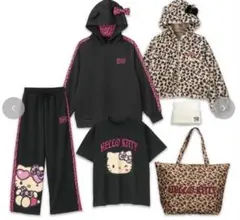 アベイル　しまむら　ハローキティ　ヒョウ柄　日焼けキティ福袋M-L 6点セット