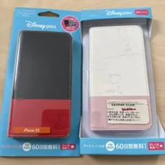 【Disney】iPhone XS 手帳型ケース　2点セットのサムネイル
