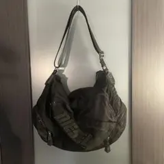 超激レア】00s DIESEL アーカイブ ハーフムーンバッグ カーキ 極美品
