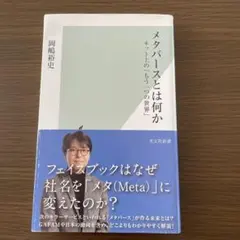 メタバースとは何か 岡嶋裕史 光文社新書