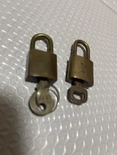 ルイヴィトン ヴィンテージ 南京錠 カデナ セット