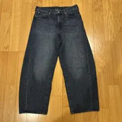 バレルレッグジーンズ gu デニム