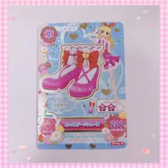 オールアイカツ！大衣装展！！ ピンクステージシューズ アイカツカード