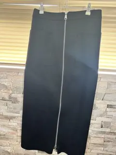 ZARA ブラックスエードスカート