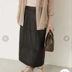 AMERICAN HOLIC ダンボールレザースカート　タイトスカート