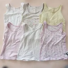 80cm女の子UNIQLOベビー肌着 タンクトップ 6点セット【まとめ売り】