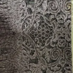 無月泥染大島ショール ⑧