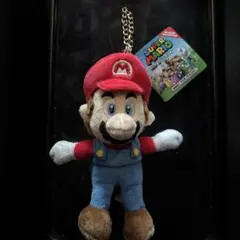 スーパーマリオ　マスコット　チェーン付き　マリオ