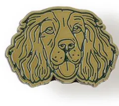 【ラスト値下げ】未使用 Barbour 犬デザイン ピンバッジ