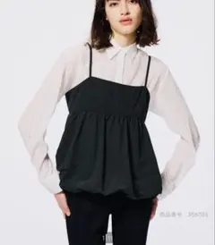 GU ブラック キャミソール M