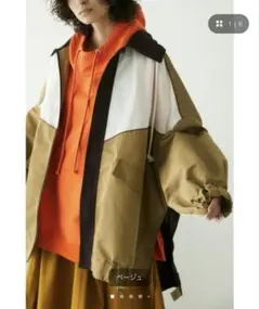 一回着用】ドゥーズィエムイークラス LIBERADD HOODIE ブルゾン - メルカリ