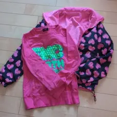 EARTHMAGIC　アースマジック　160 上着、ロンTセット