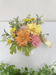 アートフラワーアレンジメント　お誕生日　御礼　母の日　お供え