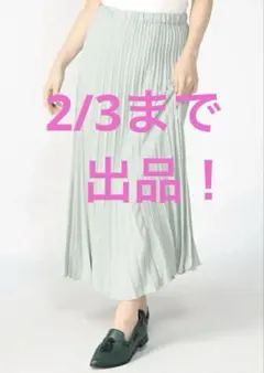 最終値下げ！ローリーズファーム　新品　キャシャミエプリーツスカート FREE