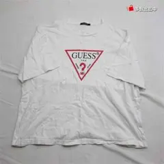 ゲス GUESS ロゴプリントTシャツ ホワイト系 メンズ S