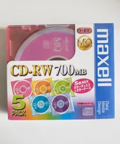 maxell CD-RW 700MB 5枚セット　新品